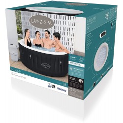 Bestway 60001 Minipiscina Idromassaggio GonfiabileLay-Z-Spa Miami AirJet