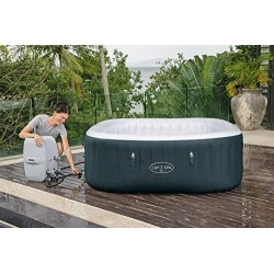 Bestway Lay-Z-Spa Idromassaggio Ibiza AirJet 180x180cm x 66cm 2/4 persone 60015