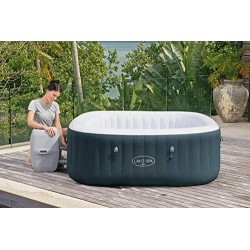 Bestway Lay-Z-Spa Idromassaggio Ibiza AirJet 180x180cm x 66cm 2/4 persone 60015