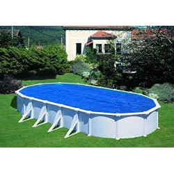 Gre CPROV915 - Copertura Estiva per Piscina Ovale di 915 x 470 cm, Colore Blu