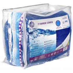 Gre CPROV915 - Copertura Estiva per Piscina Ovale di 915 x 470 cm, Colore Blu