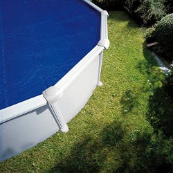 Gre CPROV915 - Copertura Estiva per Piscina Ovale di 915 x 470 cm, Colore Blu