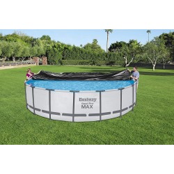 Bestway 58039 Telo di Copertura per Piscina Fuori Terra Rotonda da 549 cm