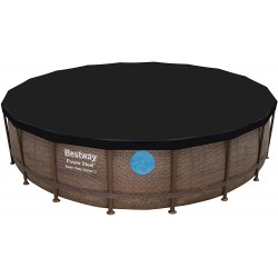 Bestway 58039 Telo di Copertura per Piscina Fuori Terra Rotonda da 549 cm