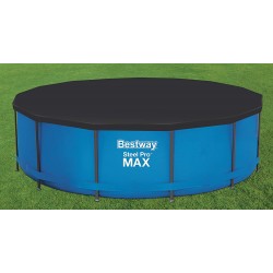 Bestway - 58037 - Copripiscina Per Steel Pro Frame E Per  Hydrium  Splasher Cm. 366/360 High-Density