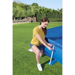 Bestway - 58105 - Copripiscina Steel Pro Frame Rett. Cm. 259X170X61