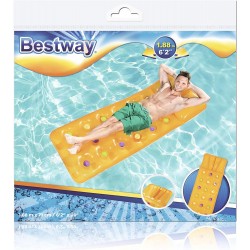 Bestway - Materassino Gonfiabile Fashion 18 buchi in 2 colori 41014