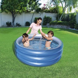 Bestway 51041 Best Way Piscina Blu Metallica A 3 Anelli Cm. 150X53