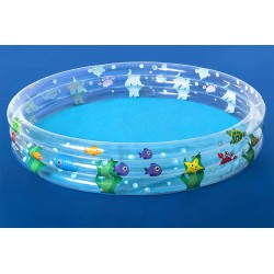 Bestway Piscina Deep Dive A 3 Anelli, Cm. 152X30, Multicolore, 51004