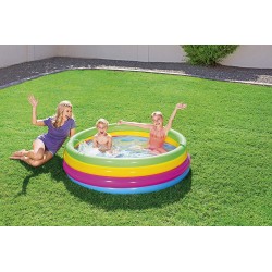 Bestway Piscina A 4 Anelli Colorati Cm 157X46