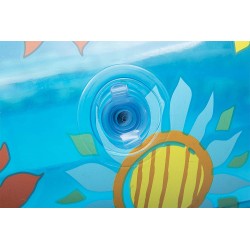 Bestway - 54121 - Piscina Family Rettangolare 3 Anelli Con Decoro Fiori Cm. 305X183X56