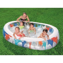 Bestway - 54066 - Piscina Family Ovale Ellittica  Cm. 229X152X51