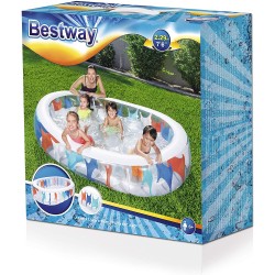 Bestway - 54066 - Piscina Family Ovale Ellittica  Cm. 229X152X51