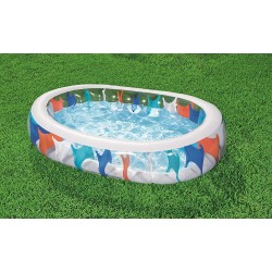 Bestway - 54066 - Piscina Family Ovale Ellittica  Cm. 229X152X51