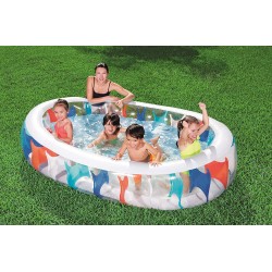 Bestway - 54066 - Piscina Family Ovale Ellittica  Cm. 229X152X51