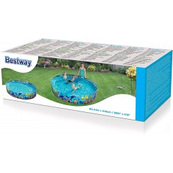 Bestway - 55031 - Piscina Rigida Fantasia Mare Cm 244X46