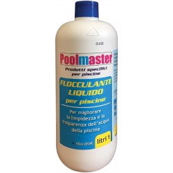 Flocculante Liquido per Acqua Piscina, Flacone 1 lt Poolmaster