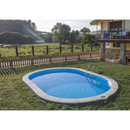 Piscina interrata GRE Serie SUMATRA 600x320 h 120 ovale