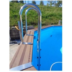 Piscina Composito GRE Serie AVANTGARDE 326x326 h 96 quadrata KPCOR28