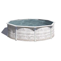 Piscina acciaio GRE Serie FINLANDIA  460 h 120 tonda