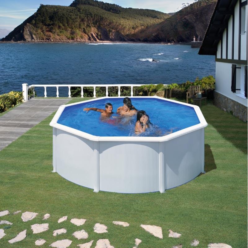 Piscina acciaio GRE serie FIDJI 350x120h tonda