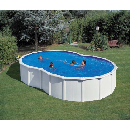 Piscina acciaio GRE serie VARADERO 640x390x120h a forma di otto