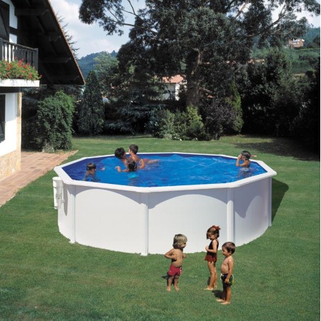 Piscina acciaio GRE serie BORA BORA 350x120h tonda