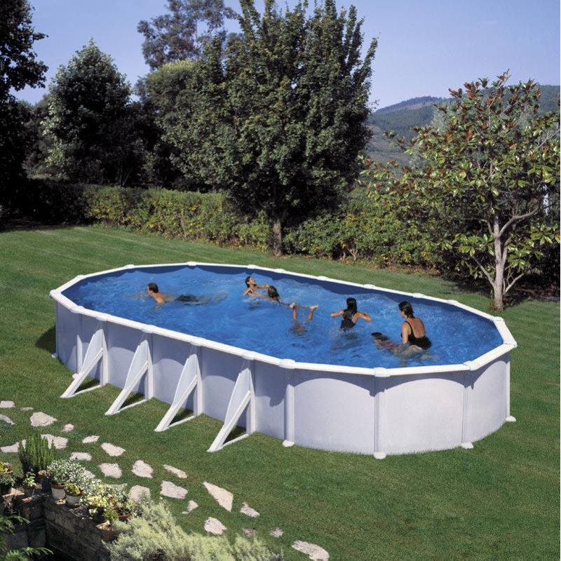 Piscina acciaio GRE serie ATLANTIS 1000x550x132h ovale