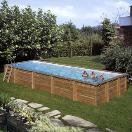 Piscina in Legno MINT 1010x418x146 rettangolare GRE - 788032