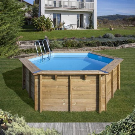 Piscina in Legno 400x119h VANILLE 2 Tonda GRE - 800002