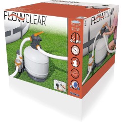 Bestway - Filtro A Sabbia Flowclear Filtraggio Da 11.355 L/h - 58486