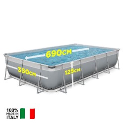 PISCINA FUTURA 700 - 690X350 H 125 (made in Italy) New plast