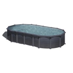 Piscina acciaio GRE serie CAPRI 730x375x132h Ovale