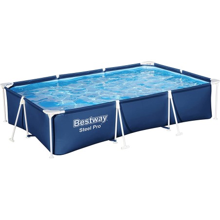 Bestway 56411 Power Steel 300x201x66cm con Pompa di Filtraggio