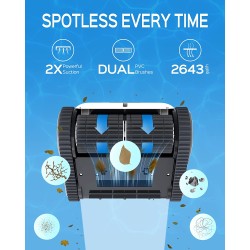 WYBOT Osprey 700 - Robot Pulitore Senza Fili a Batteria per Piscina