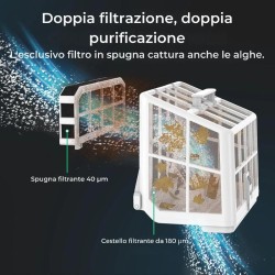 WYBOT S2PRO - ROBOT PULITORE A BATTERIA CON BASE DI RICARICA A BORDO PISCINA