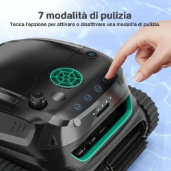 WYBOT S2 - ROBOT PULITORE A BATTERIA FINO A 210 MINUTI PER PISCINA