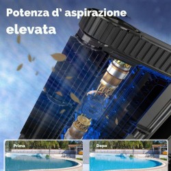 WYBOT S2 - ROBOT PULITORE A BATTERIA FINO A 210 MINUTI PER PISCINA