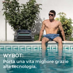 WYBOT S2 - ROBOT PULITORE A BATTERIA FINO A 210 MINUTI PER PISCINA