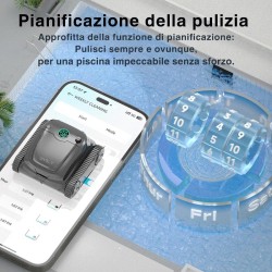 WYBOT S2 - ROBOT PULITORE A BATTERIA FINO A 210 MINUTI PER PISCINA