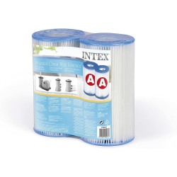 Intex - Cartuccia filtro media modello "A" confezione da due pezzi 29002