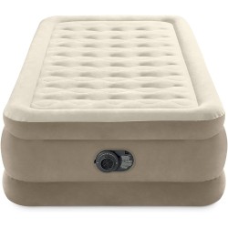 Intex Materasso Singolo Dura Beam Ultra Plush 99x191x46 cm con pompa incorporata 64426