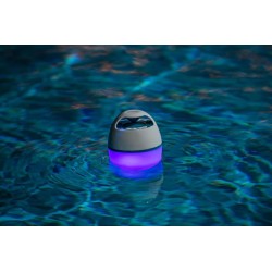 Bestway - Cassa acustica per piscina Bluetooth galleggiante luci led 4 colori - 58700